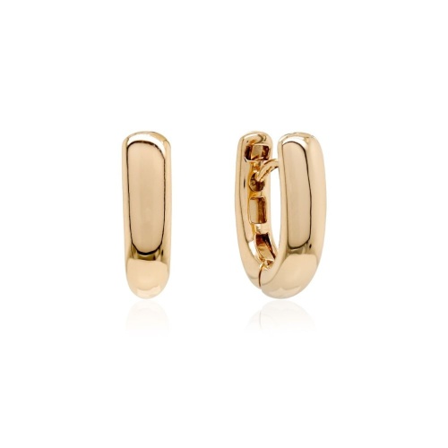 Modern Classics Base Earrings Yellow gold-plated