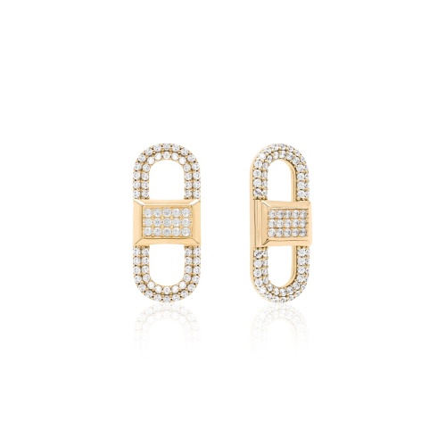 Infinite Spark Fabulous Link Earring charms Yellow Gold plated