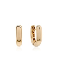 Modern Classics Base Earrings Yellow gold-plated