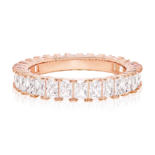 Queen Baguette Ring Gold-plated