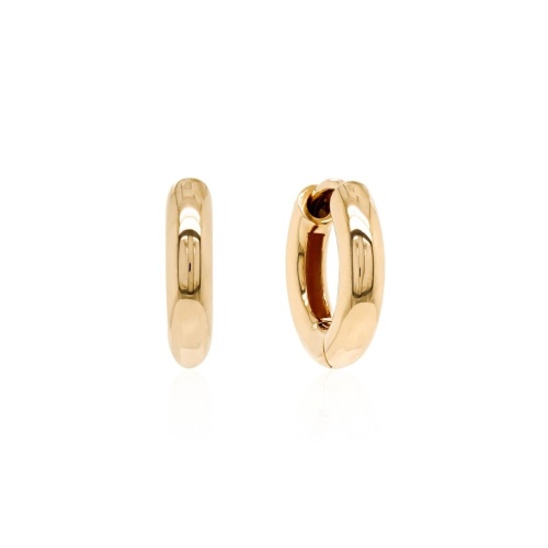 Pure Classic Base Earrings Yellow gold-plated