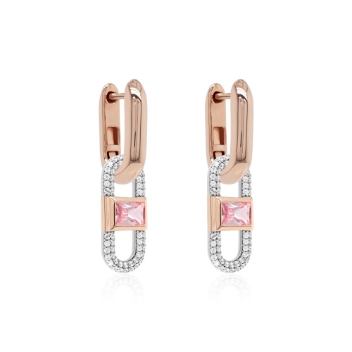 Fabulous Link charm and base Earring set Kunzite