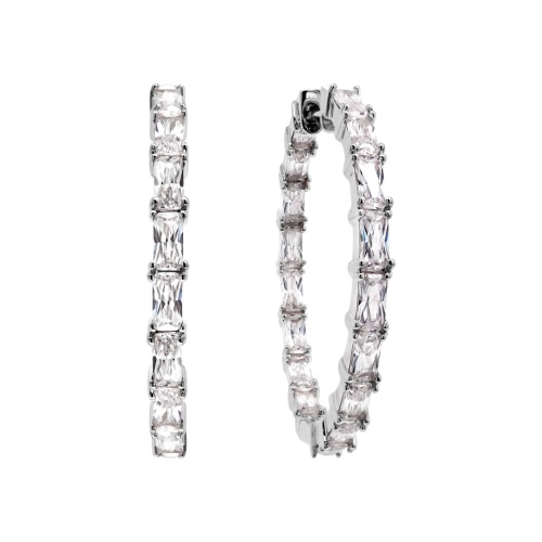 Crystal Infinity hoops