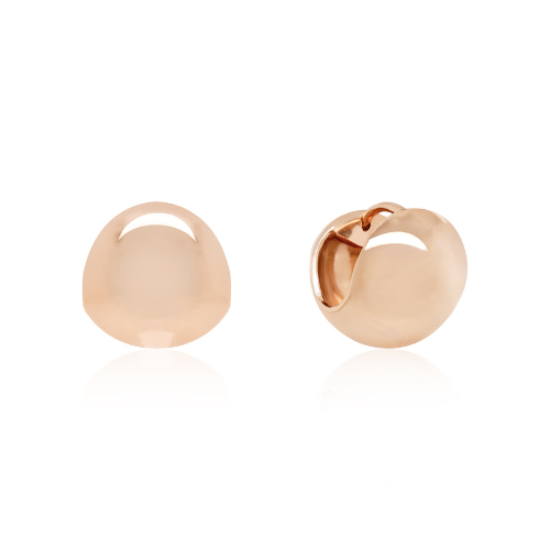 Sphere Earrings Rose Gold Plated