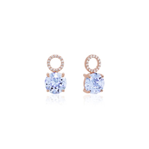 Earring charms Light Sapphire