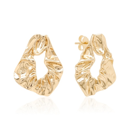 Gilded Aurora Stud Earrings Yellow gold plated