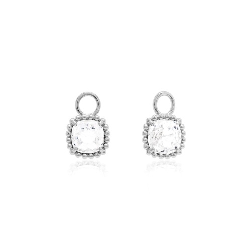 Bubbly Earring charms Silver