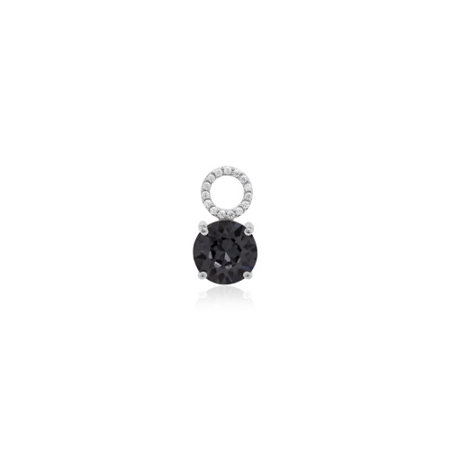 Single Charm Rhodium plated Graphite