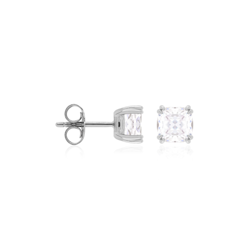 Crown Stud Earrings 6mm 