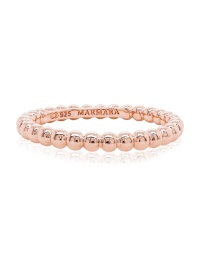 Bubbly Ring Rose Gold-plated