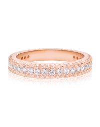 Elongated Ring Rose Gold-plated