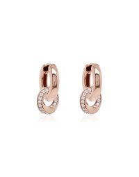 Classical Trinity Earring Set Rose gold-plated