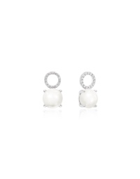 Sparkling Freshwater Pearl charms 8mm