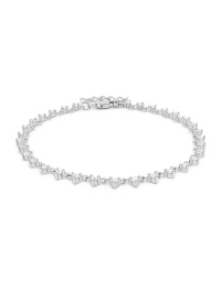  Riviére bracelet Rhodium plated