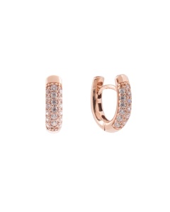 Sparkling Modern Classics Base Earrings Rose gold-plated